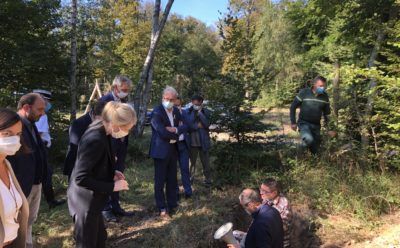 LA SECRETAIRE D’ETAT A LA BIODIVERSITE VISITE CHANTILLY